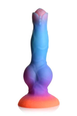 Space Cock Glow-in-the-Dark Silicone Alien Dildo